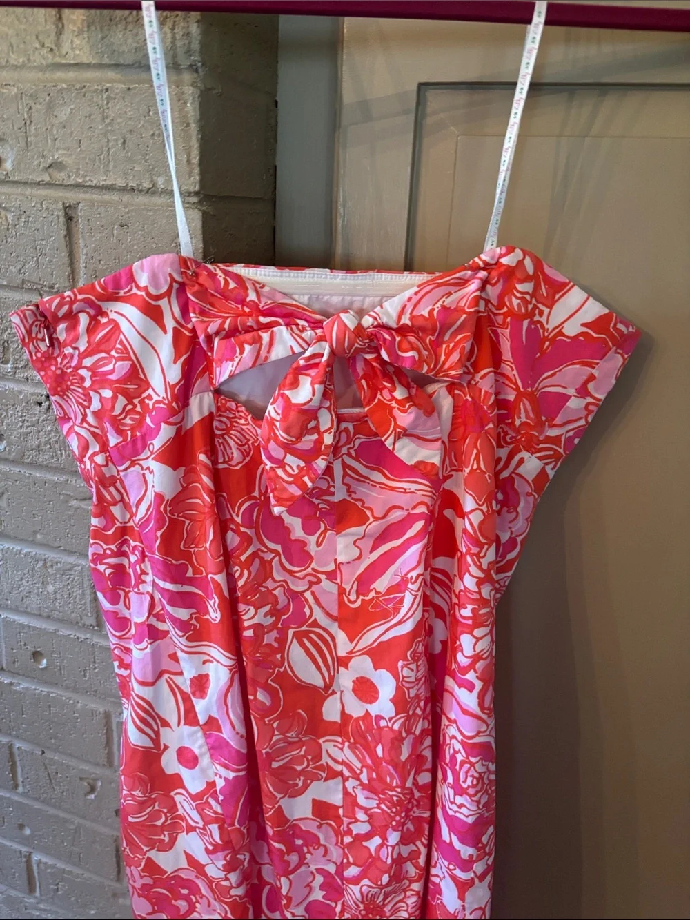 Lilly Pulitzer Franco Orange Strapless Dress - Picture 3 of 6